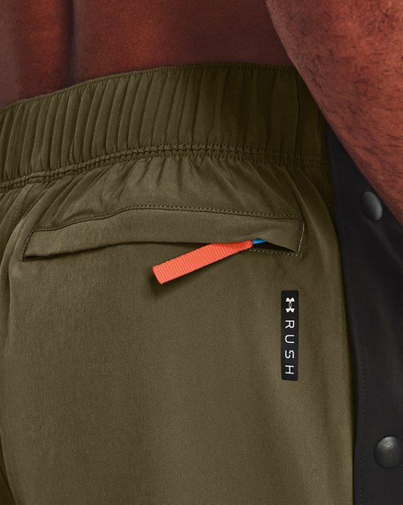 Men's UA RUSH™ Woven Tearaway Pants, Green, pdpMainDesktop image number 5